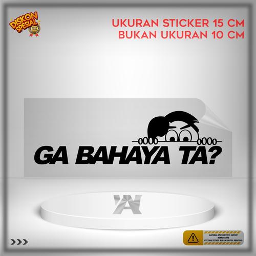 Jual Stiker Cutting Sticker Ga Bahaya Ta? Viral - Tanpa Emote, Hologram