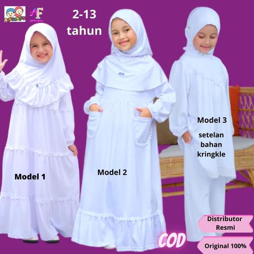 Promo gamis anak perempuan usia 2 12 tahun baju pakaian muslim anak