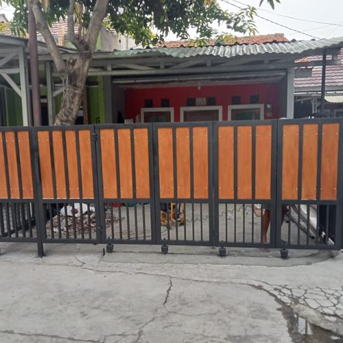 Jual Pagar lipat minimalis modern custom - Kota Tangerang Selatan