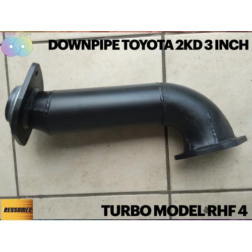 Jual Downpipe Toyota Innova Fortuner Non VNT Turbo RHF 4 Ukuran 3 Inch ...