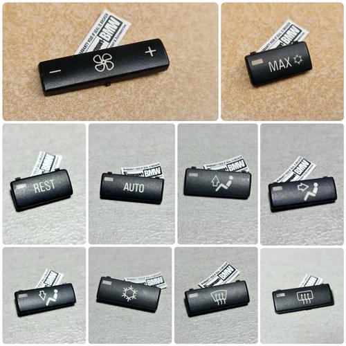 Bouton Température Climatisation BMW E39 X5 E53 M5 - Remplacement, Noir, Plastique, Neuf