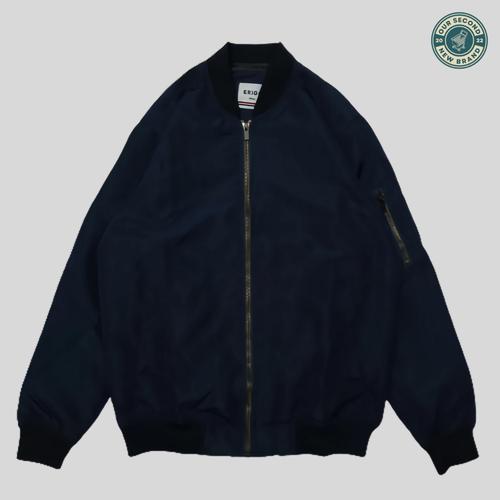Jual bomber jacket erigo / grenna navy Jakarta Barat