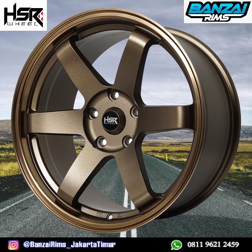 Jual Velg Mobil Ring 18 HSR TOKYO Model TE37 R18 ET 35 BRONZE Hole ...