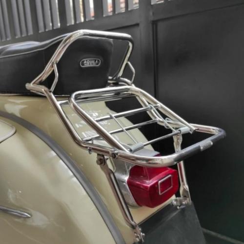 Jual Backrack Vespa Stainless Steel ( Halcyon ) Super Sprint Ss180 Gl
