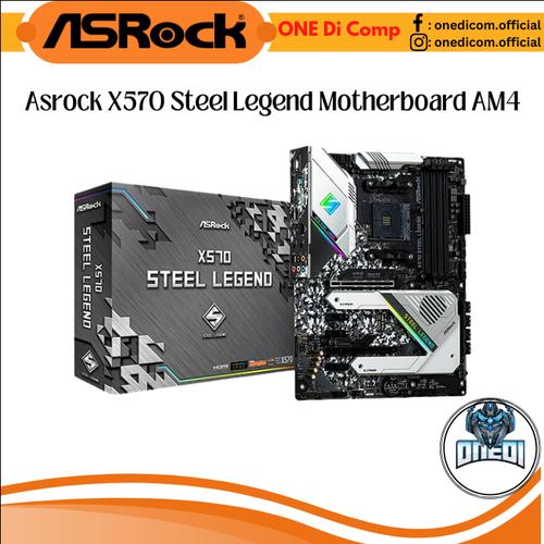 Asrock X570 Steel Legend Motherboard AM4 di One Di Comp Tokopedia