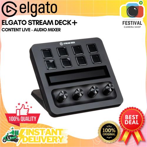 Jual ELGATO Stream Deck + Plus / Audio mixer Stream Deck Plus RESMI
