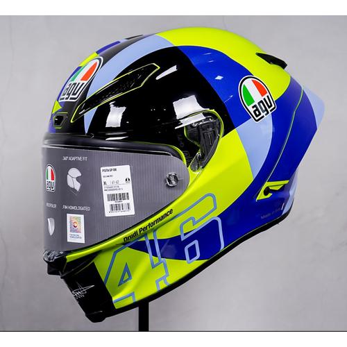 直筆サイン入】AGV PISTA GP ROSSI SOLELUNA L（Jual AGV PISTA GPRR 