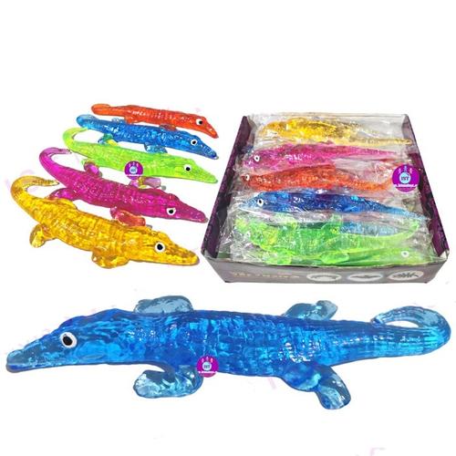 Jual Mainan Anak Sticky Toys Buaya Super Bening / Sticky Bening anti ...
