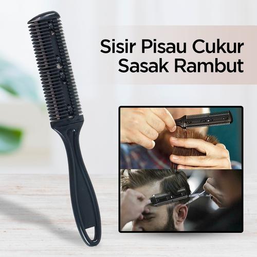 Jual Sisircukur Rambut Sasak Magic Comb Hair Cut Styling Double Sided ...