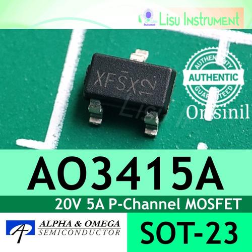 AO3415A A&O P-Channel Mosfet 20V 4A 1W SOT23 NEW [10 - Foto 5
