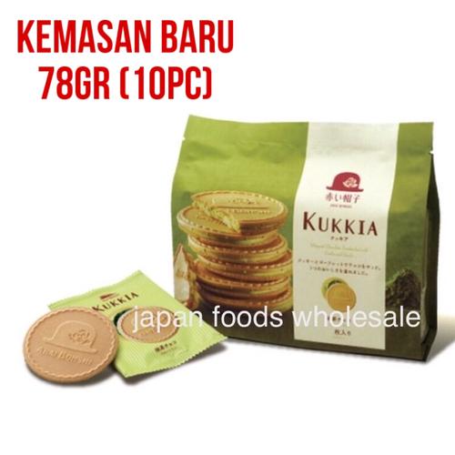 Jual Tivoli Kukkia Matcha Cookies 116g / biskuit jepang / cemilan impor Jakarta Utara Japan