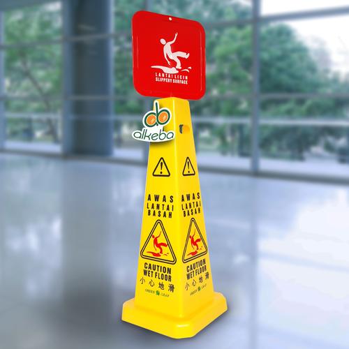 Cone Rambu Rambu Promo Safety Cone caution wet floor papan rambu peringatan awas lantai ...