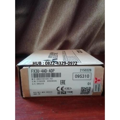 Jual Plc Mitsubishi Fx3U-4Ad-Adp Fx3U 4Ad Adp Analog Input Module ...