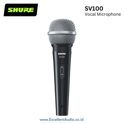 Gambar Microphone Vocal SHURE SV100 SV 100 SV-100 For Speech Karaoke Vocal dari Excellent Audio Official undefined Tokopedia