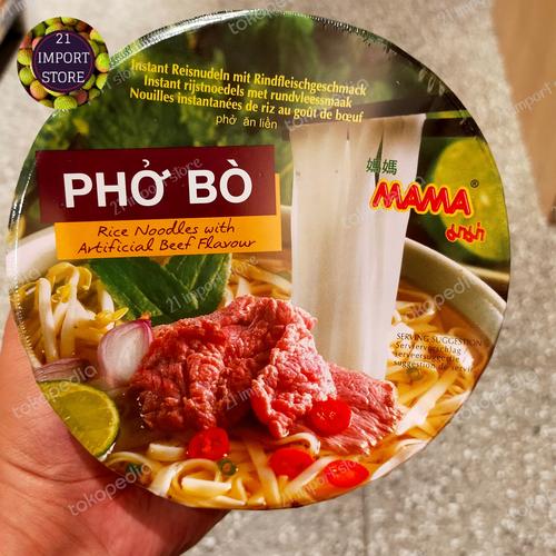 Jual Mama Pho Bo Rice Noodles Beef Flavor 65g - Jakarta Barat - 21 ...