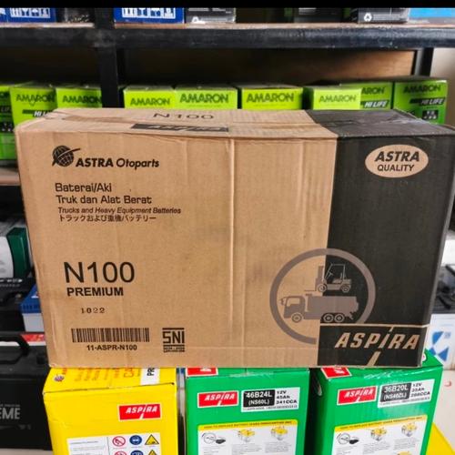 Jual Aki Mobil Genset Excavator Accu ASPIRA PREMIUM N100 12V 100Ah