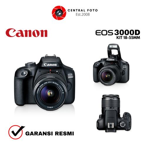 Jual Kamera Canon EOS 3000D Kit 18-55mm III Garansi Resmi 18MP