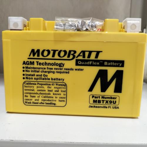 aki Jual Aki Z800 / ZX636 MBTX9U Accu / Aki Motobatt Quadflex 12 v 10