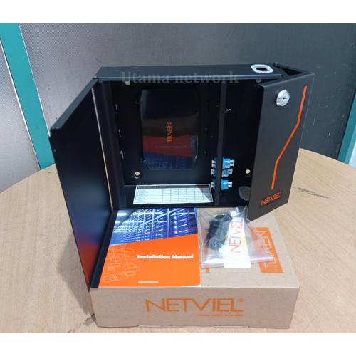 Jual Netviel OTB Wallmount 6 port LC Singlemode NVLOTBWM24/6SMLCS