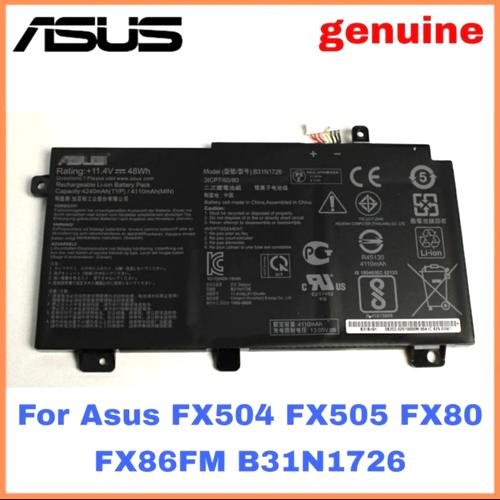 Batteria Per Asus TUF Gaming FX504 FX505 FX80 FX86, B31N1726, 11.4V 48Wh, 3 Celle LiPo