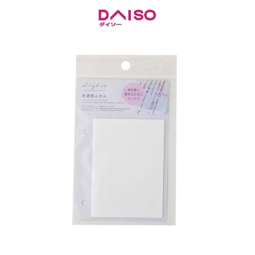Jual Daiso Translucent Sticky Notes-CIS 30sheets- - Jakarta Selatan ...