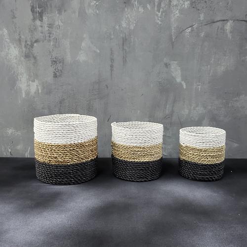 Jual KERANJANG RAJUT ECENG GONDOK AYAMAN 1 SET 3 UKURAN KOMBINASI 3 ...