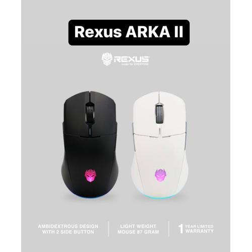 Jual Rexus Arka II 107 Dual Gaming Mouse Wireless Wired RX107 RX-107 ...