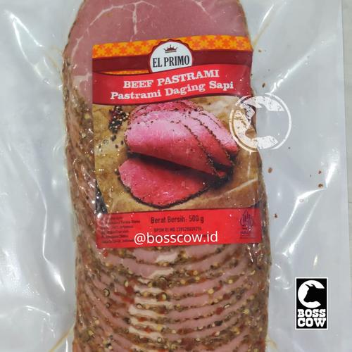Jual ELPRIMO Beef Pastrami presliced 500gram Jakarta Barat