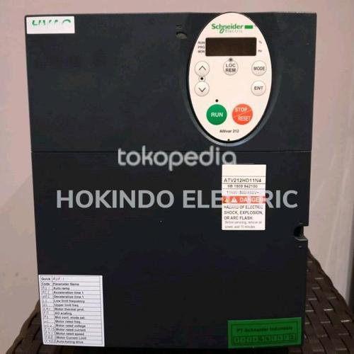 Jual Inverter Schneider 11Kw 380V Altivar Atv212Hd11N4 11Kw 380V-15Hp ...