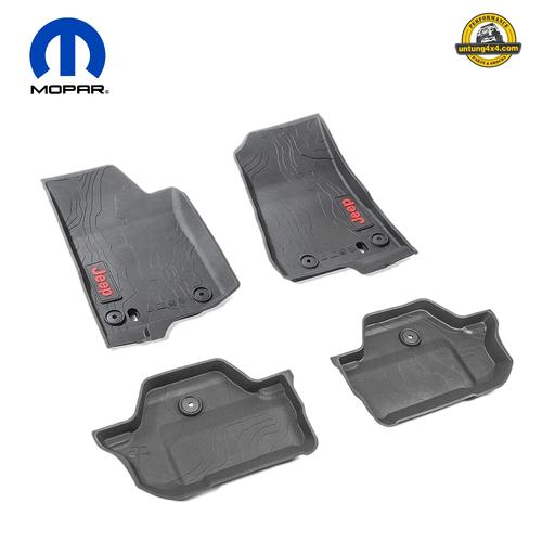Jual MOPAR Floor Mats JEEP logo. Jeep Wrangler JL 2 Pintu Kota Bogor
