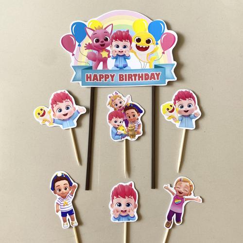 Jual TOPPER BEBEFINN / CAKE TOPPER BEBEFINN / TOPPER HAPPY BIRTHDAY
