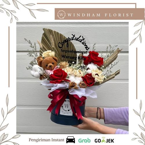 Jual BloomBox Acrylic Preserved and Dried Flower Kab. Tangerang