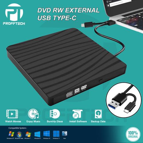 Promo DVDRW EXTERNAL USB 3.0 + TYPEC HUB. Original ProffTech