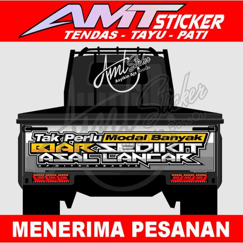 Promo Stiker Decal Pintu Belakang Pick Up L300 + Bisa Custom Desain ...