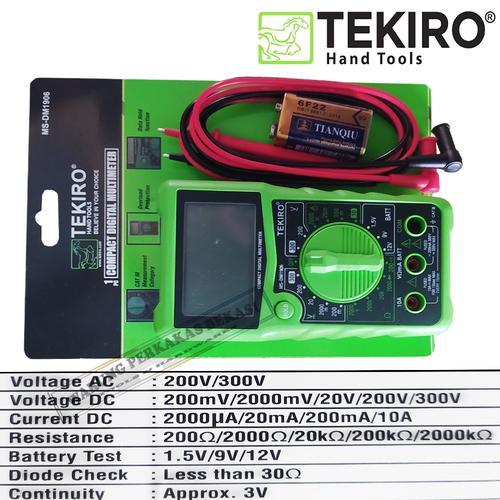 Jual Tekiro Multitester Digital MS DM1906 Compact Multi Meter Set jual-tekiro-multitester-digital-ms-dm1906-compact-multi-meter-set
