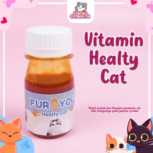 Jual Vitamin Healty Cat Vitamin Imun, Nafsu Makan dan Penyembuhan