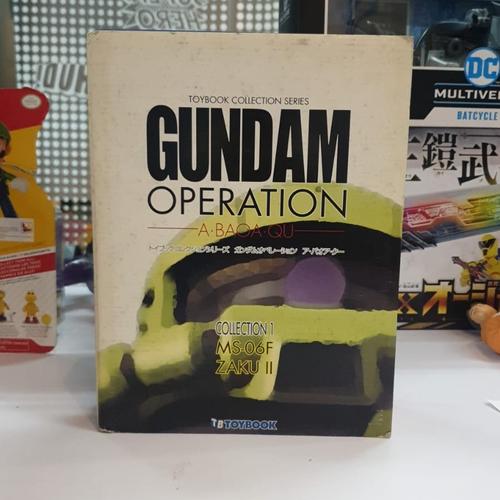 Jual Toybook operation gundam A baoa Qu RX 78 Char Zaku ZEONG Bandai