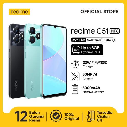 Promo Realme C51 4 128 NFC Garansi Resmi Mint Green Kota Medan promo-realme-c51-4-128-nfc-garansi-resmi-mint-green-kota-medan