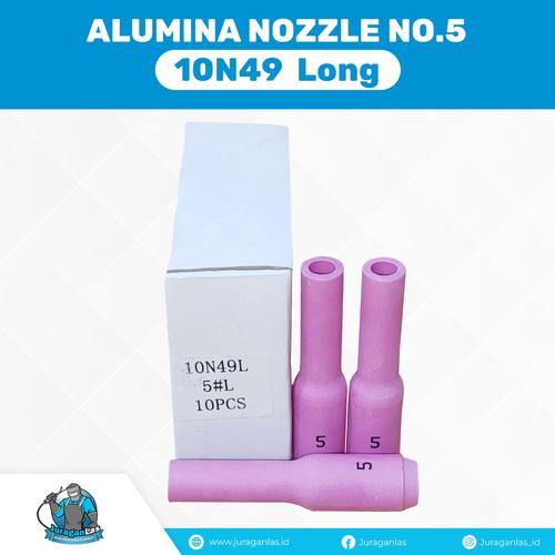 Jual Keramik Argon Alumina Nozzle no.5 wp17 10N49L Long - Jakarta Pusat ...
