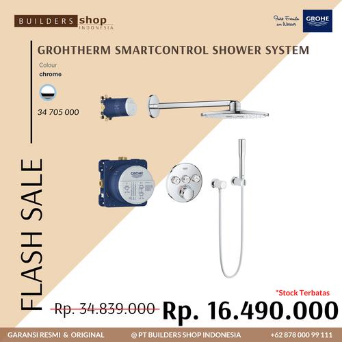 Jual GROHE 34705000 Grohtherm Smartcontrol Perfect Shower System Set