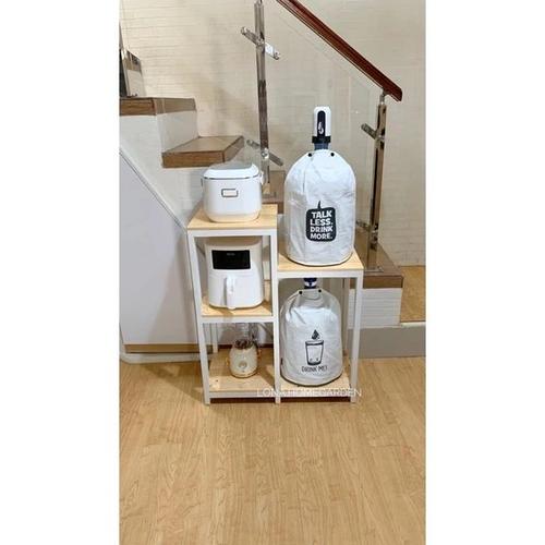 Rak Untuk Rice Cooker Jual RAK KODE L/RAK GALON/RAK RICE COOKER/RAK MULTIFUNGSI KAYU JATI ...