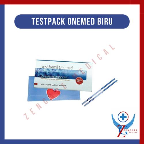 Jual Test Pack OneMed (Test Kehamilan Instant) Eceran / Sebox Isi 50 ...