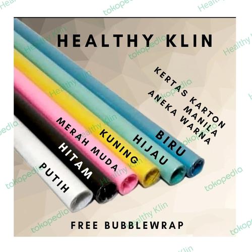 Jual Kertas Karton Manila Warna Aneka Warna FREE BUBBLEWRAPP - Putih