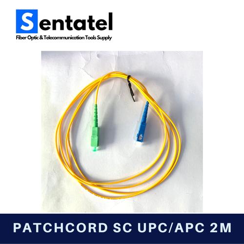 Jual PATCHCORD FIBER OPTIC SC UPC SC APC 2 METER SIMPLEX - Jakarta ...