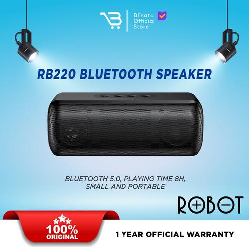Promo Speaker Bluetooth Robot RB220 Portable Wireless Super Bass Mini ...