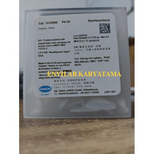 Jual HACH 1416066 BOD Nutrient Buffer Pillows, 300 mL sample, 50/pk