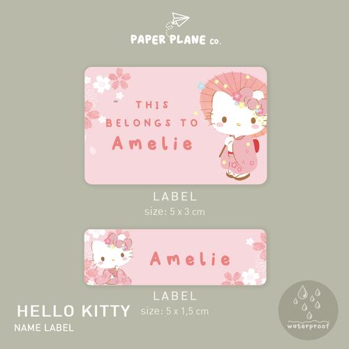 Jual Sticker Label Nama Tema 
