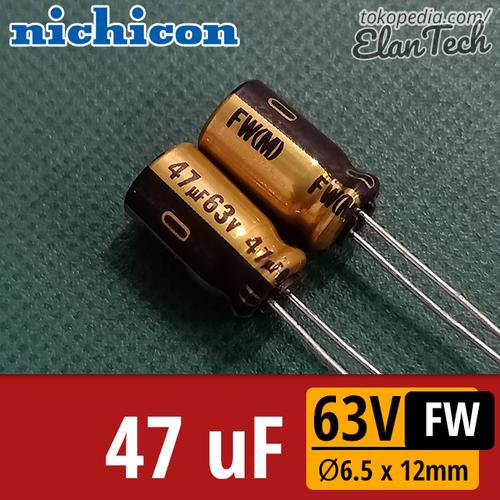 63v47UF 6x11mm aluminium elektrolytische condensatoren