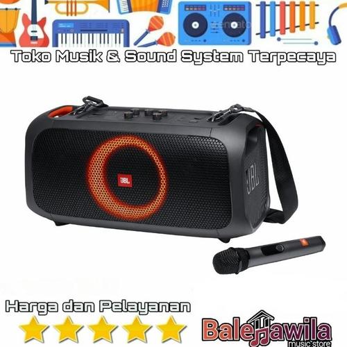 Jual Jbl PartyBox On The Go Portable Party Speaker Karaoke Kota