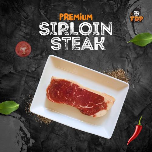Jual SIRLOIN BEEF STEAK AUS PREMIUM / DAGING SAPI HAS LUAR ± 200GR